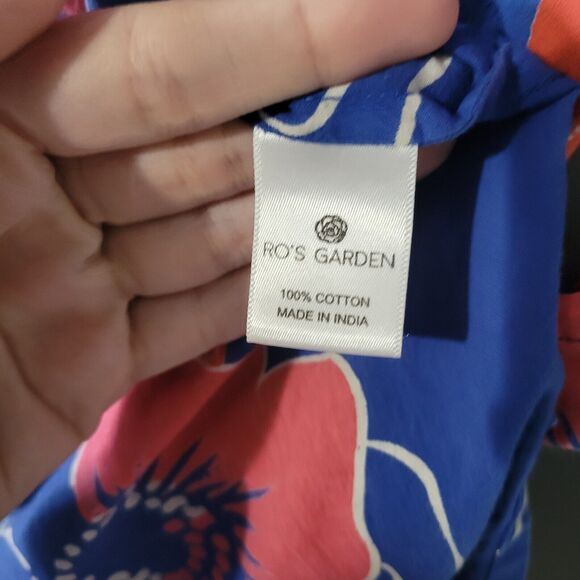 TUCKERNUCK Ro's Garden Maxi Dress Kaftan Size Small Embroidered Boho Tropical - Picture 11 of 15